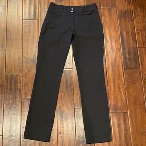 Adidas black ladies golf pants - size 2